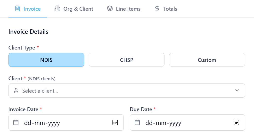 Smart Invoice Builder