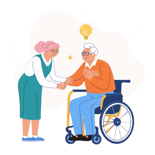 Care support illustration