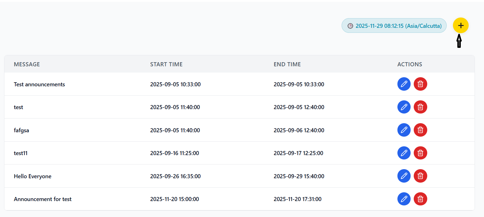 Dashboard Screenshot