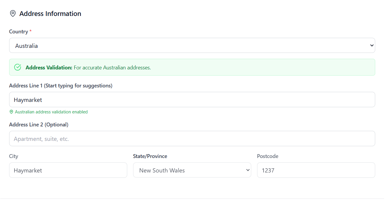 Dashboard Screenshot