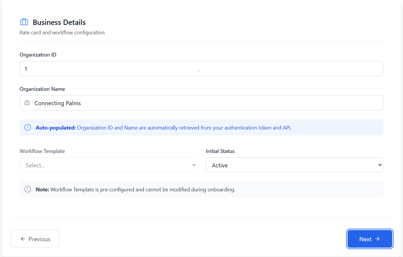 Dashboard Screenshot