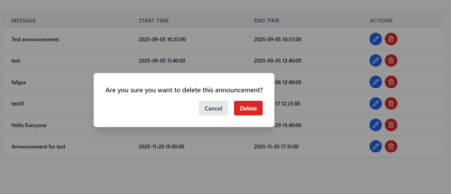 Dashboard Screenshot