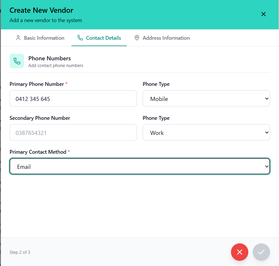 Dashboard Screenshot