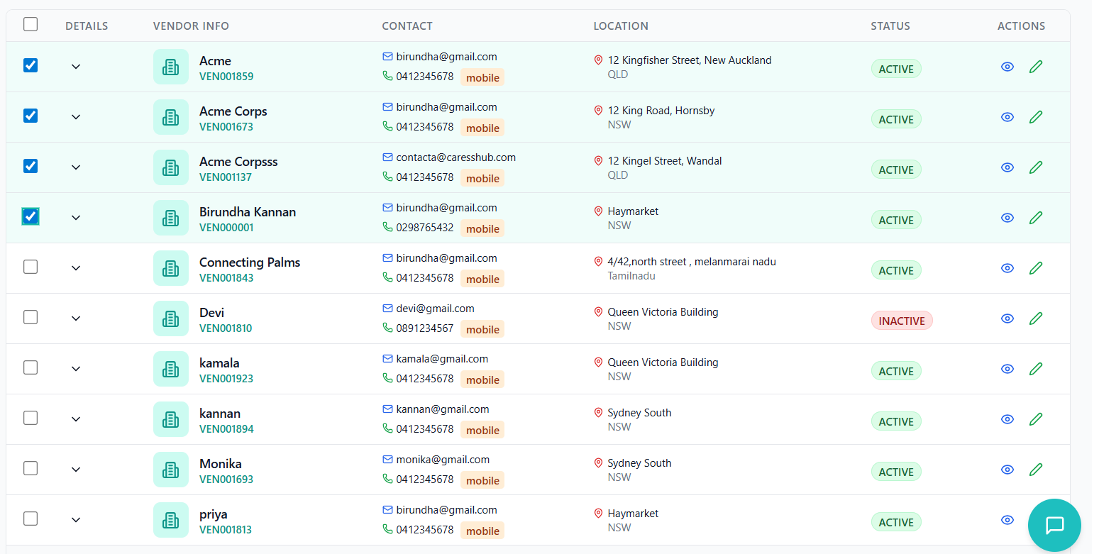 Dashboard Screenshot