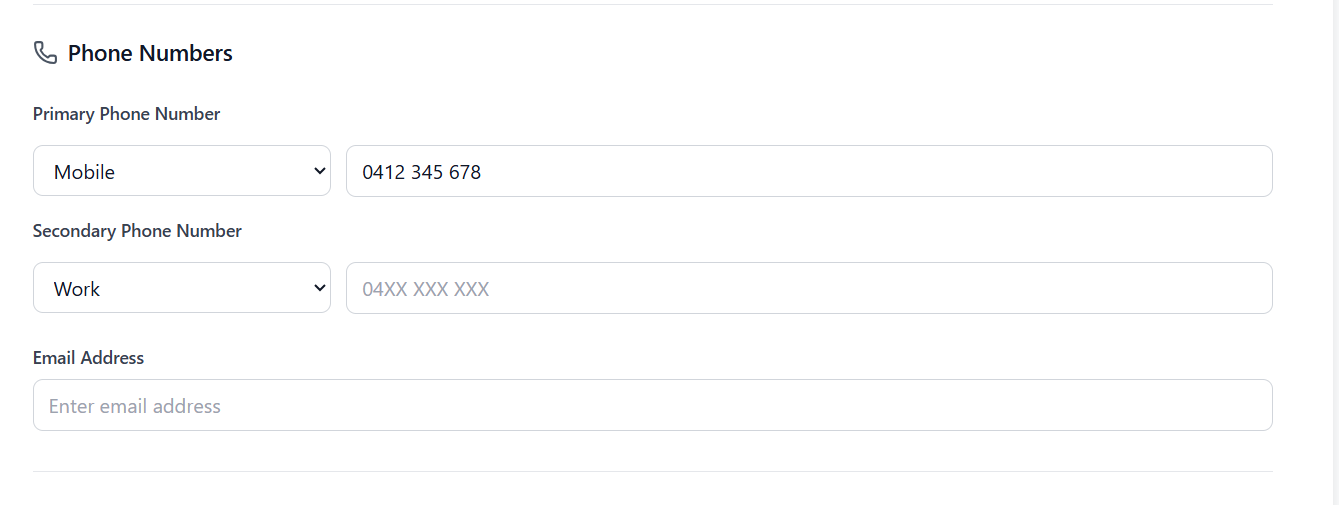 Dashboard Screenshot