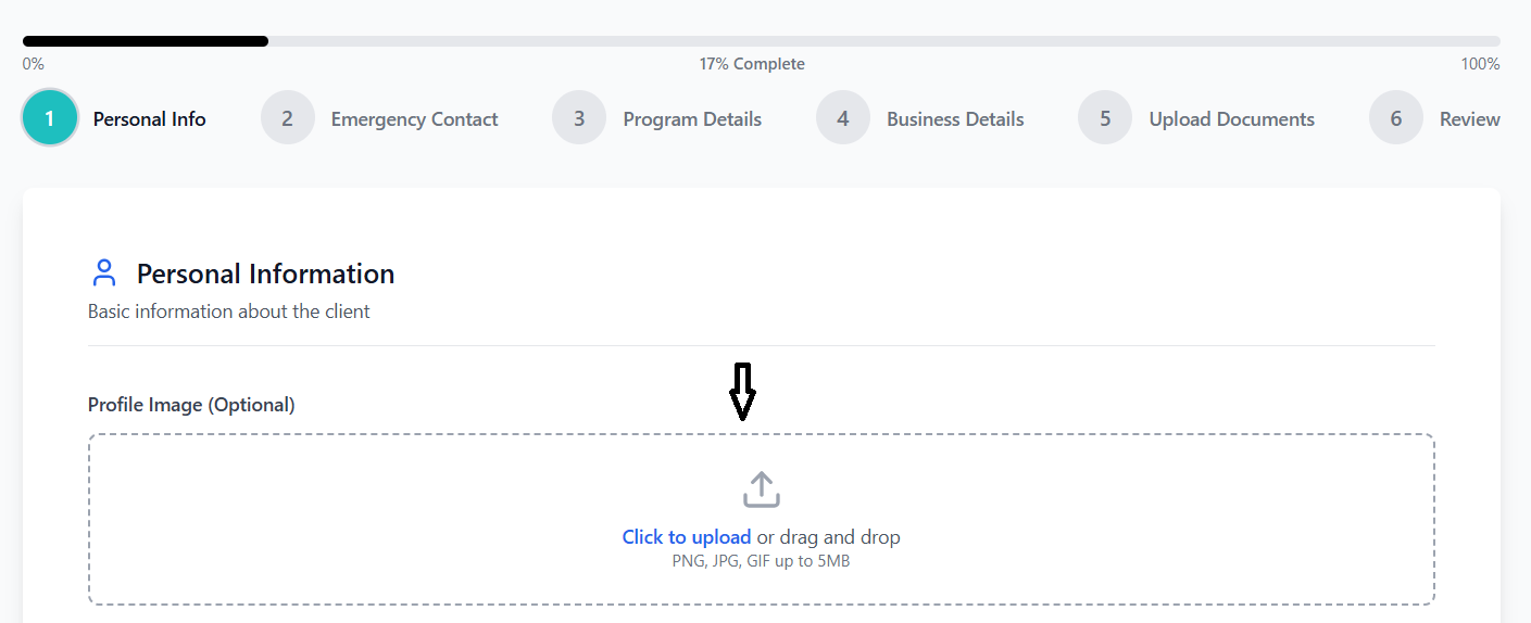 Dashboard Screenshot