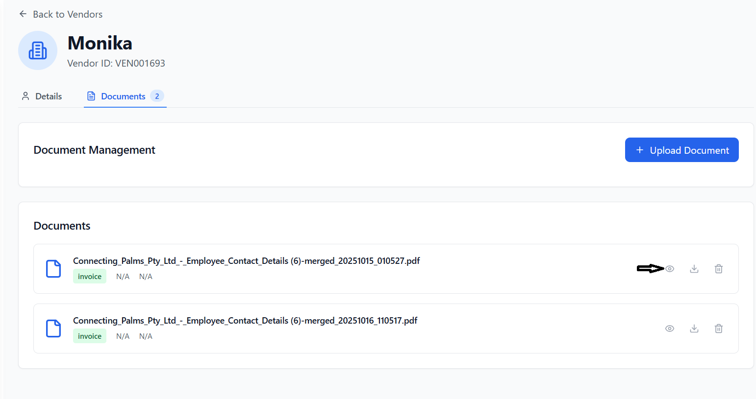 Dashboard Screenshot
